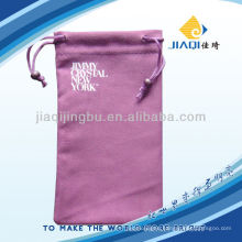 eyeglasses pouch with LOGO printing 100%microfiber